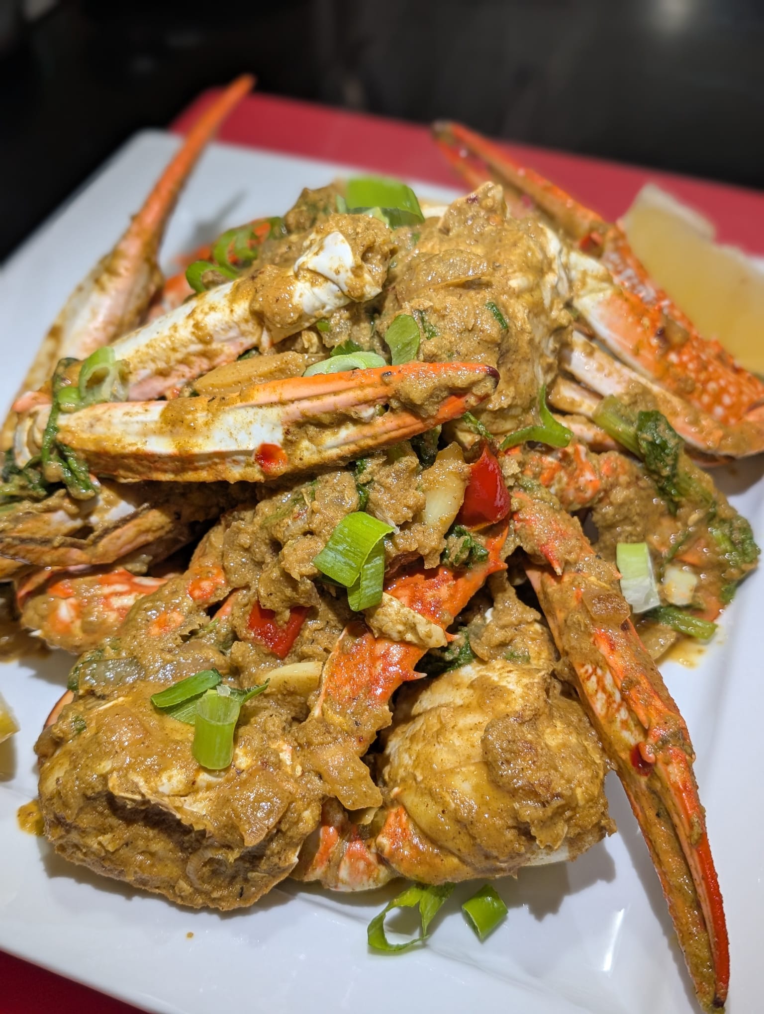 Thai Blue Crab Curry (Poo Pad Pong Karee)