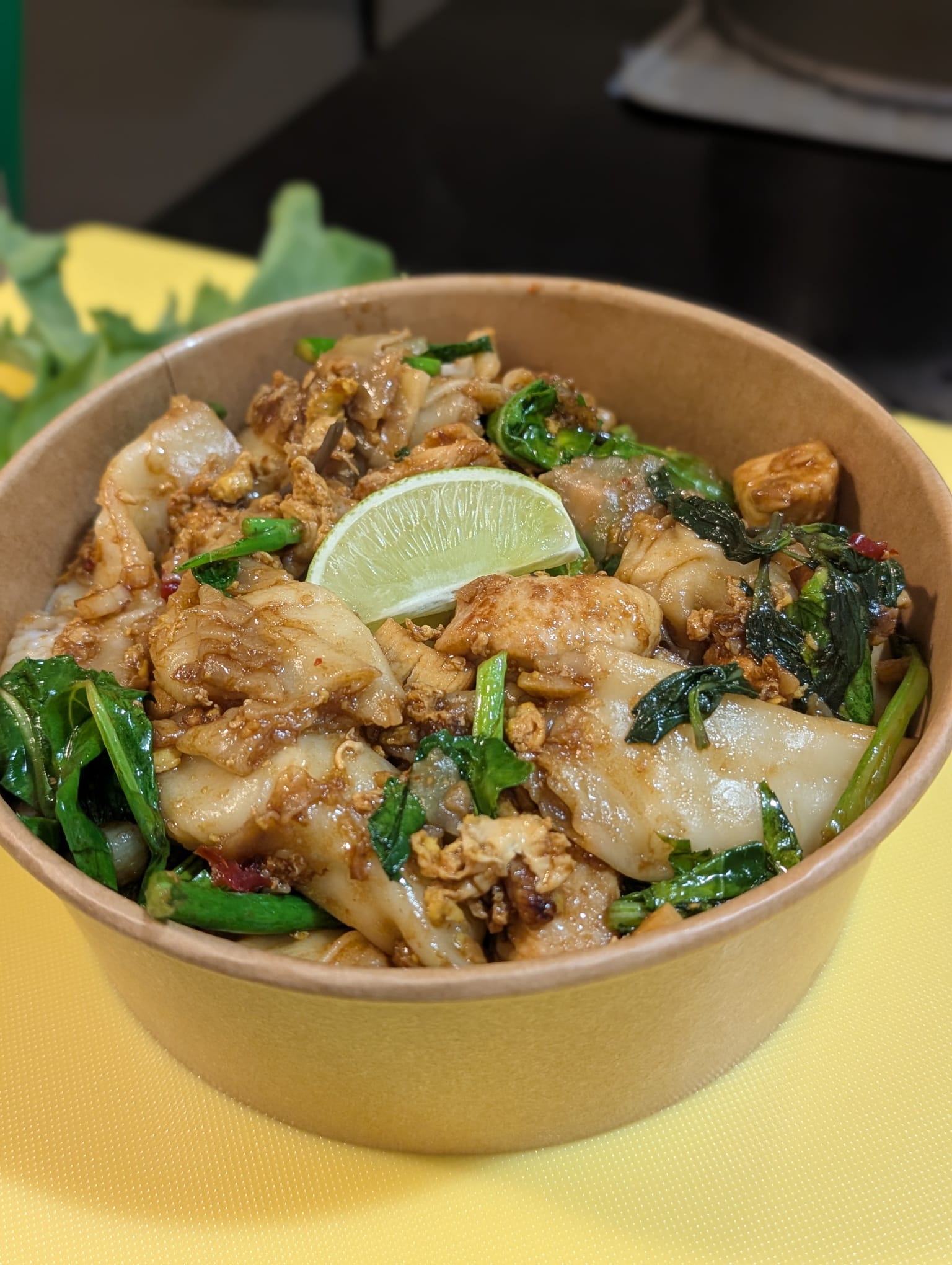 Pad See Ew in Newcastle — Thai stir-fried wide noodles with soy sauce